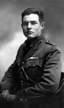 Hemingway in Ambulance Drivers Uniform